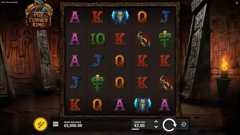 The Cursed King slot screenshot 1