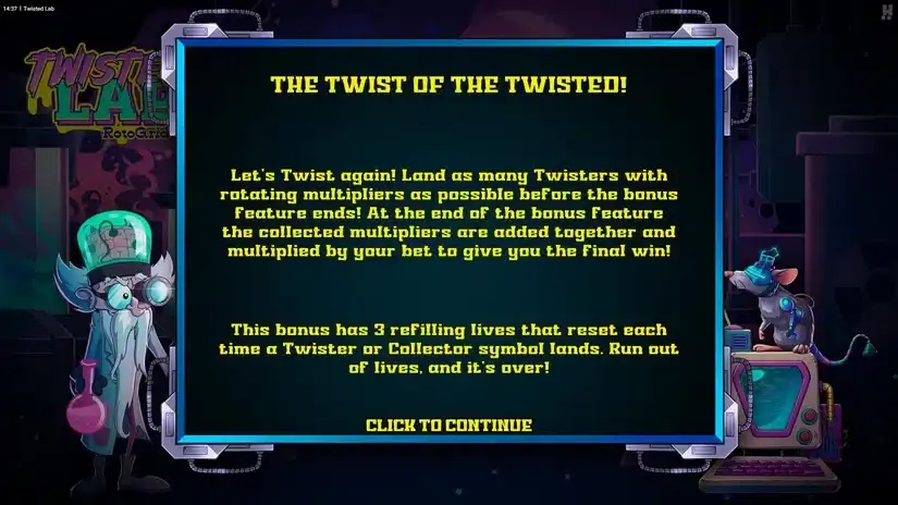 Twisted Lab RotoGrid slot screenshot 5
