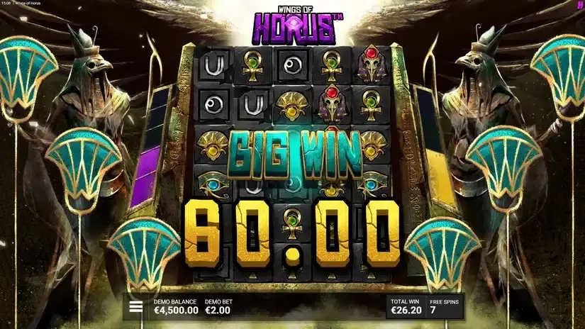 Wings of Horus slot screenshot 5