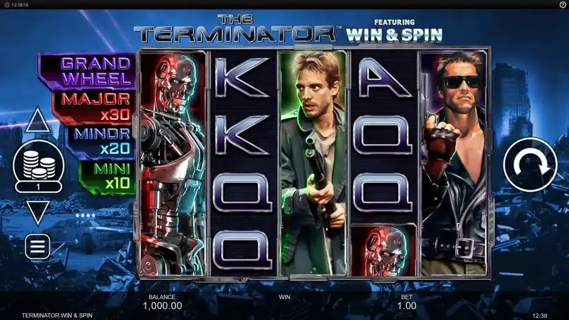 The Terminator Win & Spin slot screenshot 1