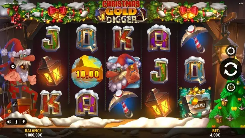 Christmas Gold Digger slot screenshot 1