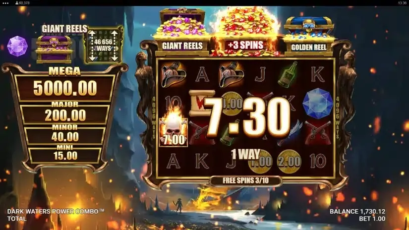 Dark Waters Power Combo slot screenshot 6