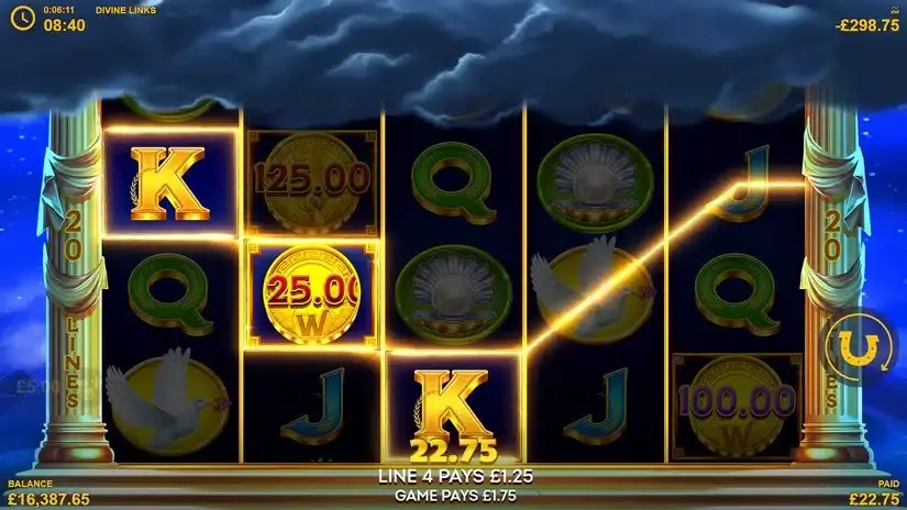 Divine Links slot screenshot 6