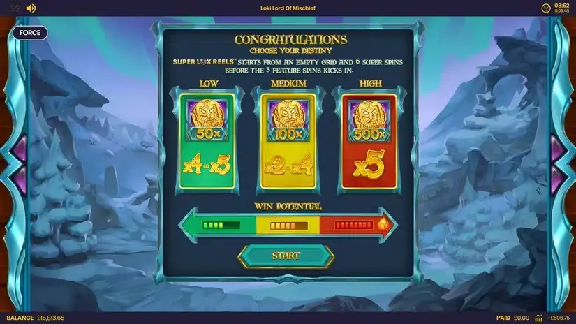 Loki Lord of Mischief slot screenshot 4
