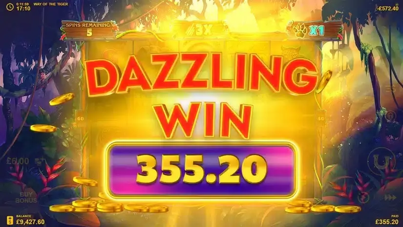 Way Of The Tiger slot screenshot 7