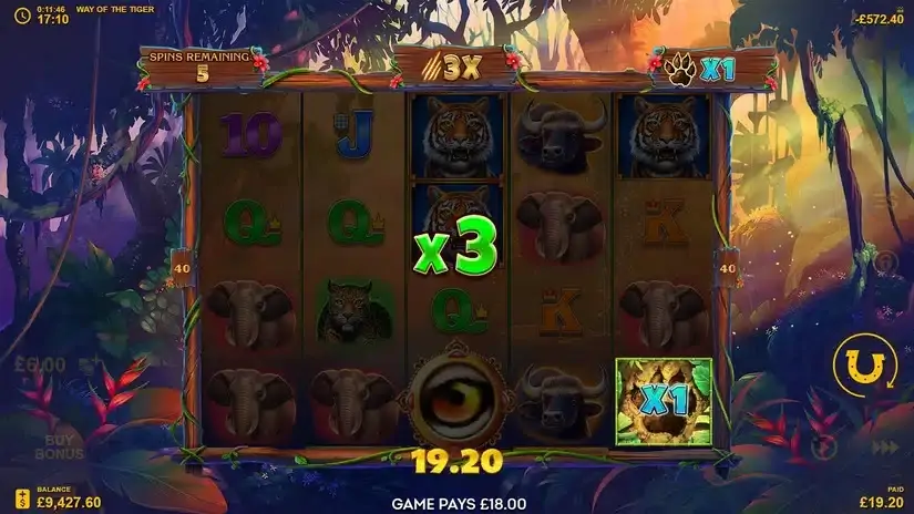 Way Of The Tiger slot screenshot 5