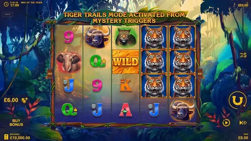 Way Of The Tiger slot screenshot 1