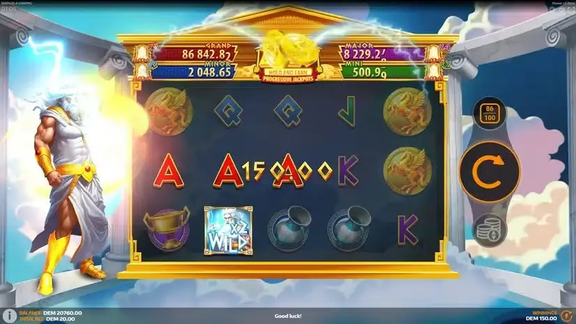 Power of Zeus slot screenshot 4
