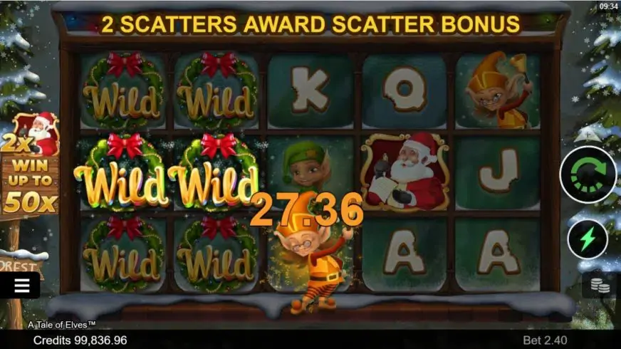 A Tale of Elves slot screenshot 2