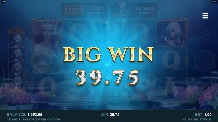 Atlantis The Forgotten Kingdom slot screenshot 5