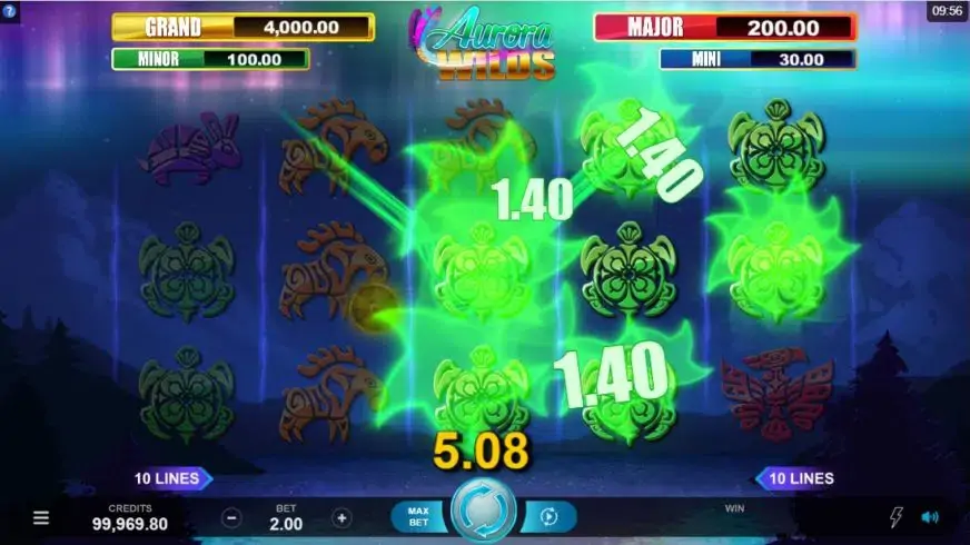 Aurora Wilds slot screenshot 2