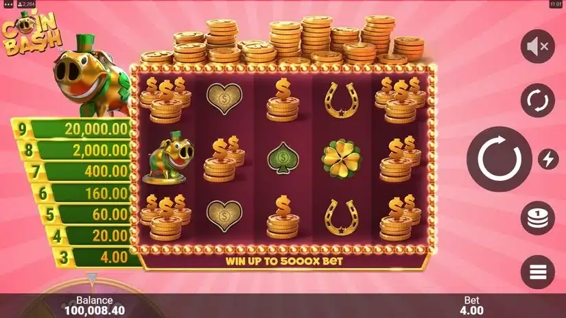 Coin Bash slot screenshot 1