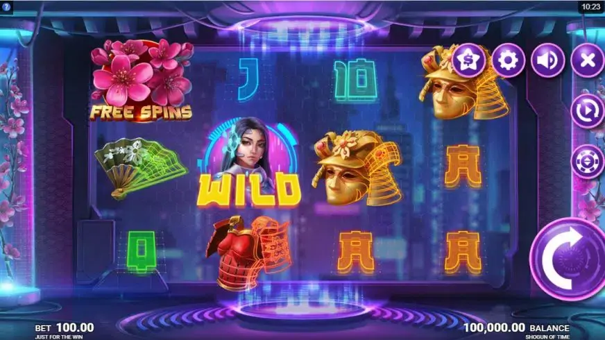 Shogun of Time slot screenshot 1