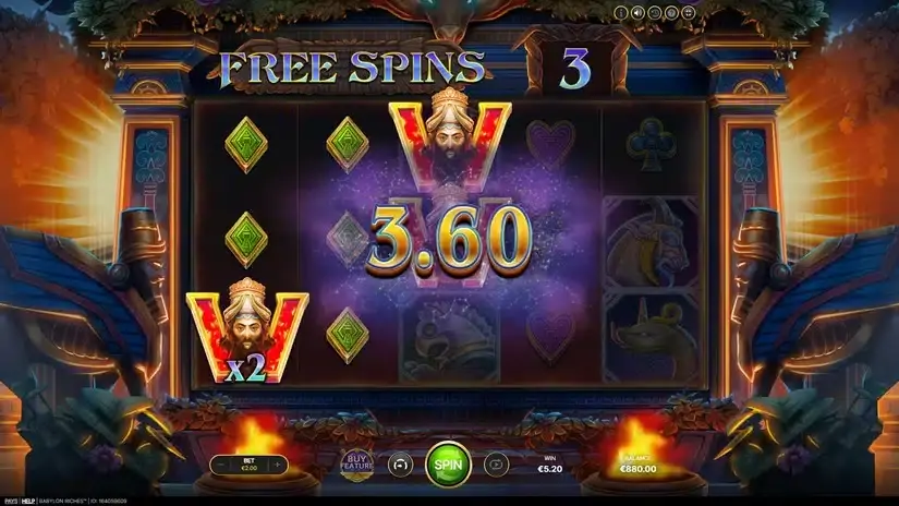 Babylon Riches slot screenshot 5