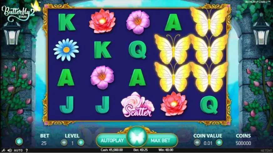 Butterfly Staxx 2 slot screenshot 1