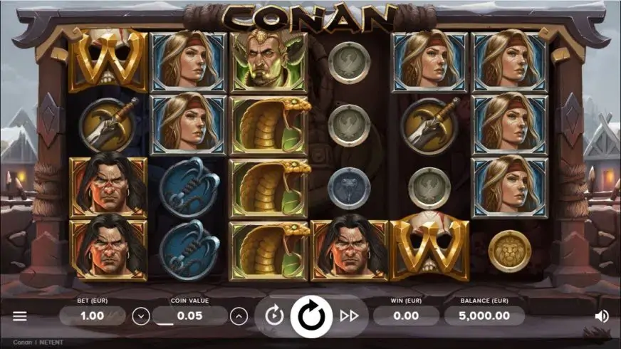 Conan slot screenshot 1