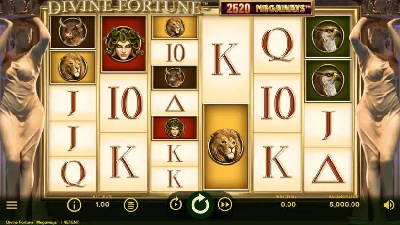 Divine Fortune Megaways slot screenshot 1