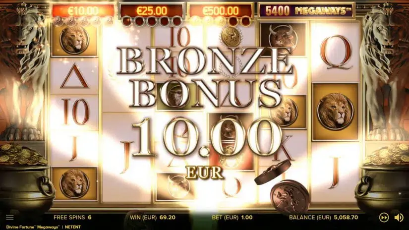 Divine Fortune Megaways slot screenshot 3