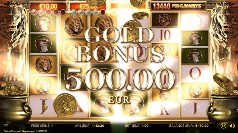 Divine Fortune Megaways slot screenshot 4