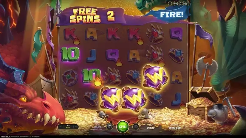 Dragons Playground slot screenshot 5