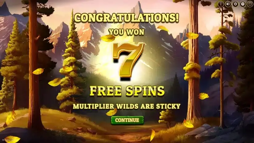 Elk Hunter slot screenshot 2