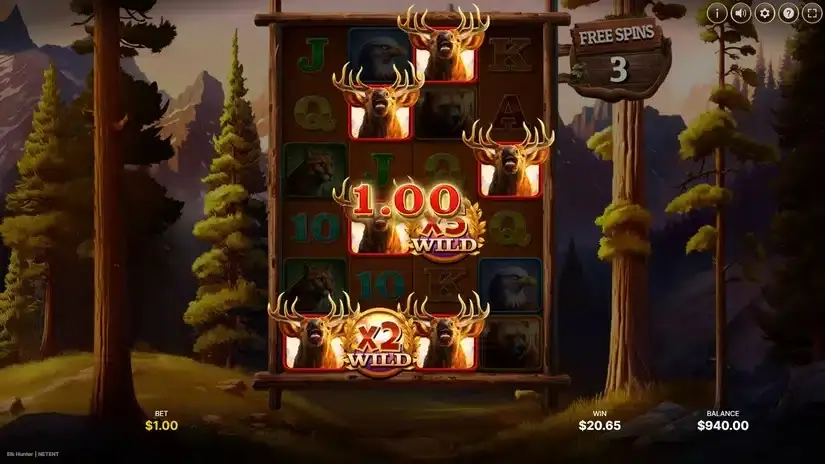 Elk Hunter slot screenshot 5