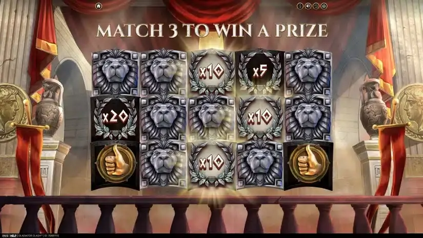 Gladiator Clash slot screenshot 5