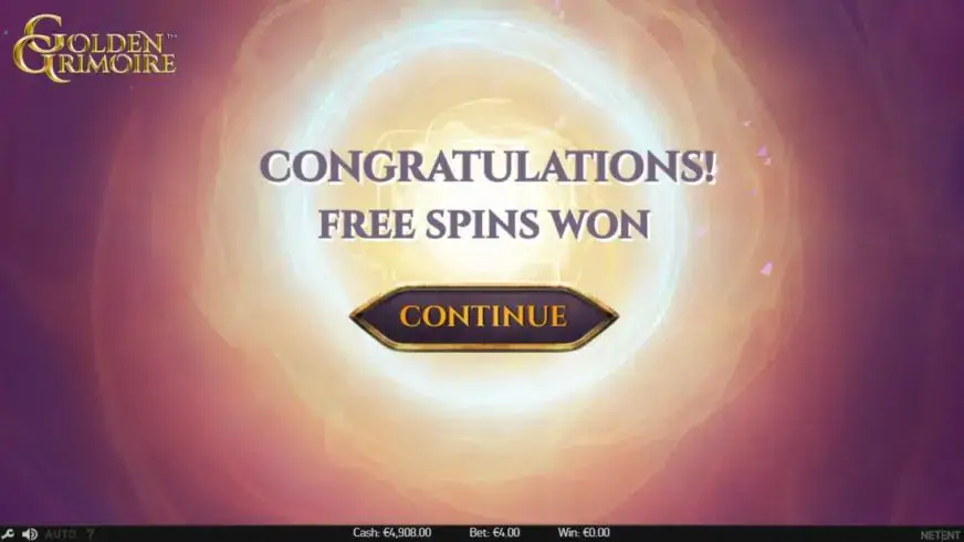 Golden Grimoire slot screenshot 6