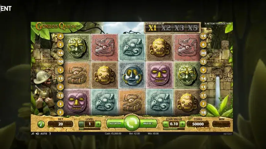 Gonzo’s Quest slot screenshot 3