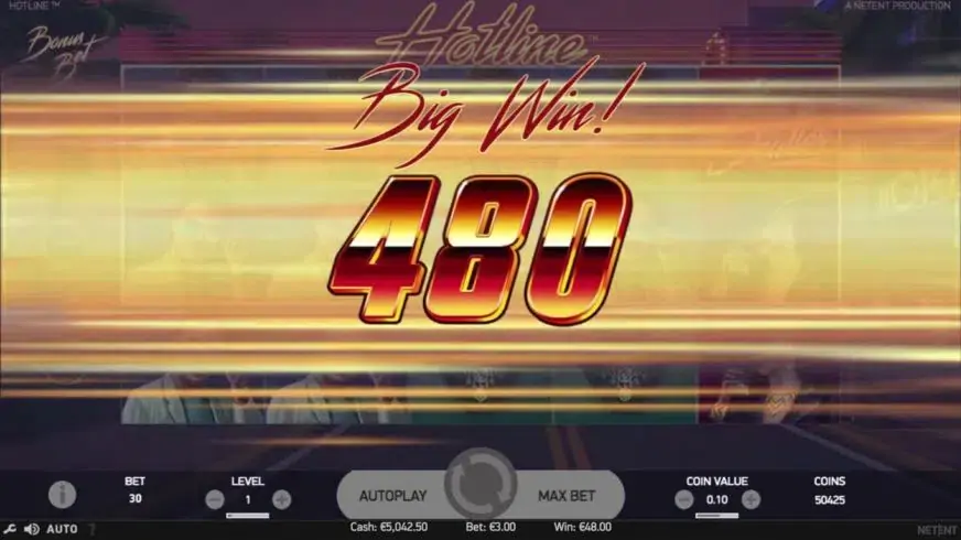 Hotline slot screenshot 3