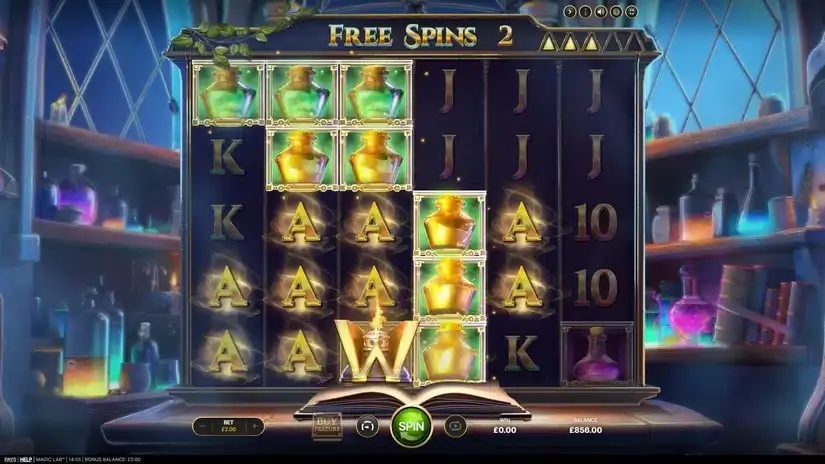 Magic Lab slot screenshot 6