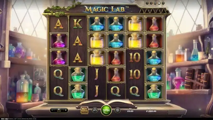 Magic Lab slot screenshot 1