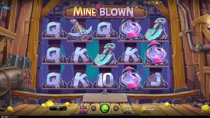 Mine Blown slot screenshot 1