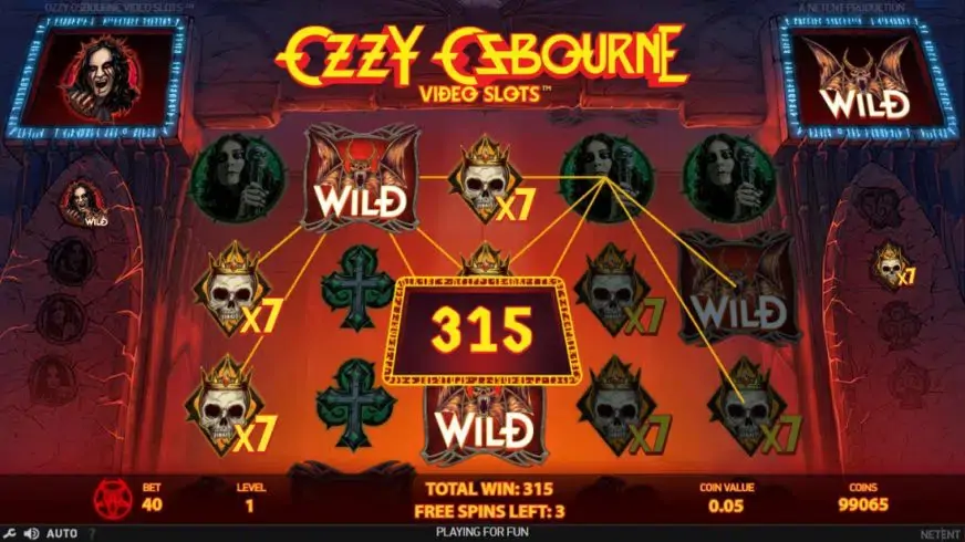 Ozzy Osbourne slot screenshot 4