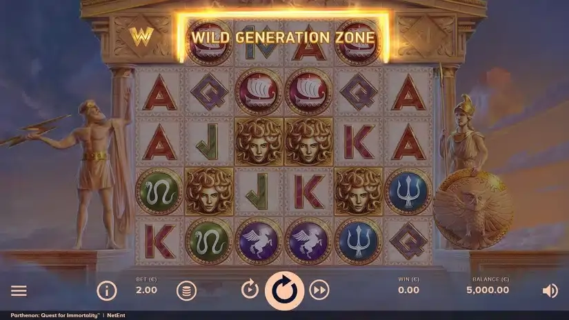 Parthenon: Quest for Immortality slot screenshot 1