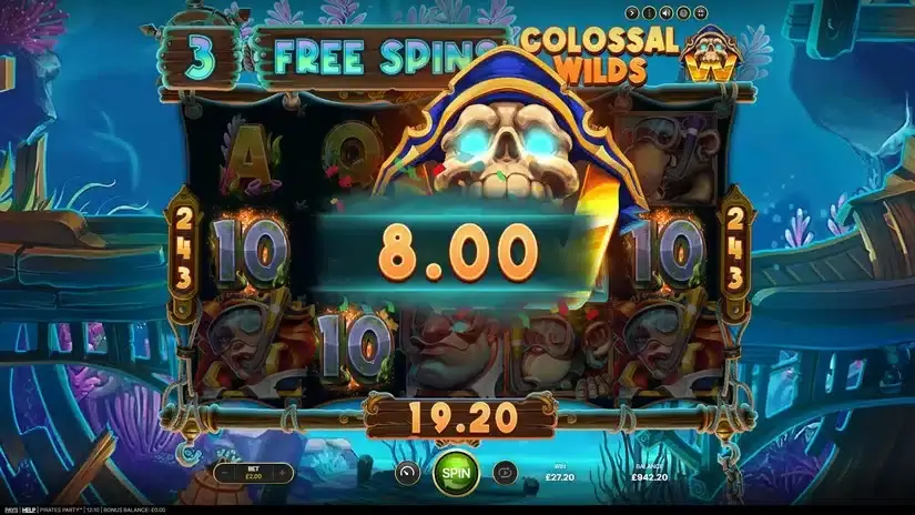 Pirates Party slot screenshot 7