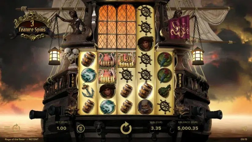 Rage of the Seas slot screenshot 4
