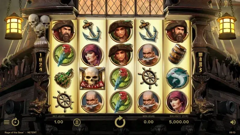 Rage of the Seas slot screenshot 1