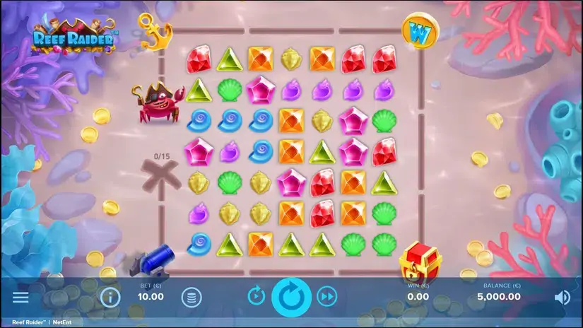 Reef Raider slot screenshot 1