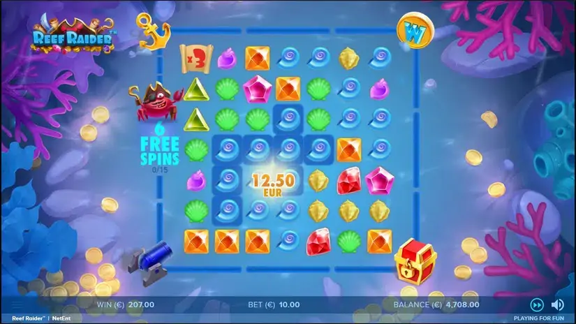Reef Raider slot screenshot 7