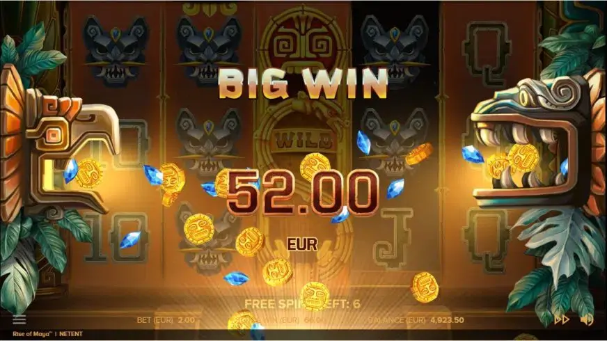 Rise of Maya slot screenshot 6