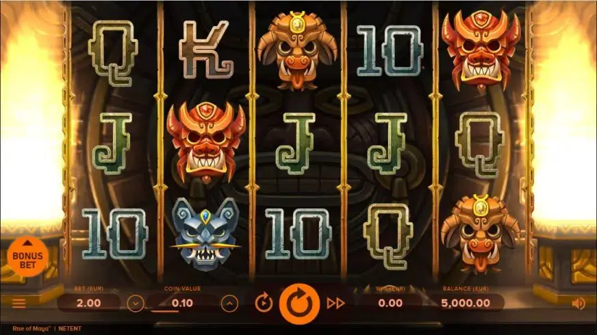 Rise of Maya slot screenshot 1