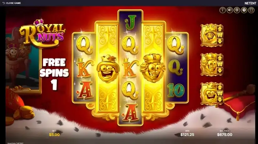 Royal Nuts slot screenshot 5