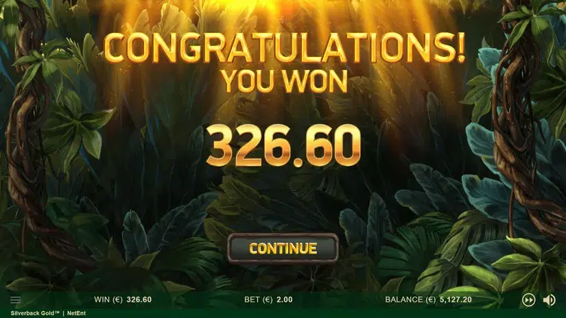 Silverback Gold slot screenshot 10
