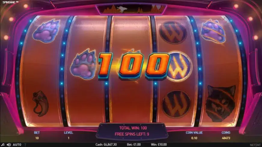 Spinsane slot screenshot 7