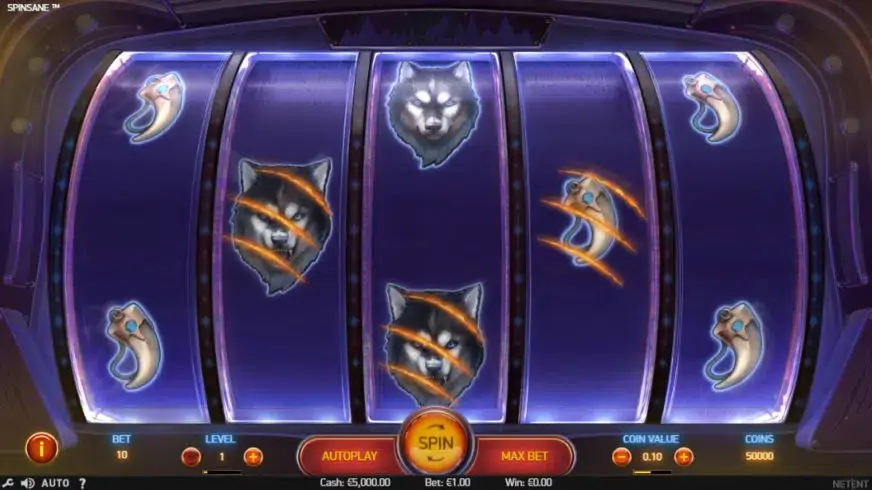 Spinsane slot screenshot 1