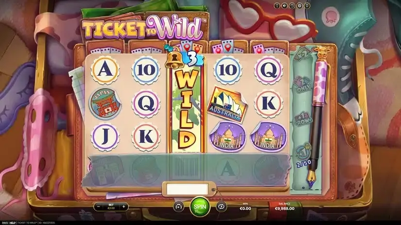 Ticket To Wild slot screenshot 2