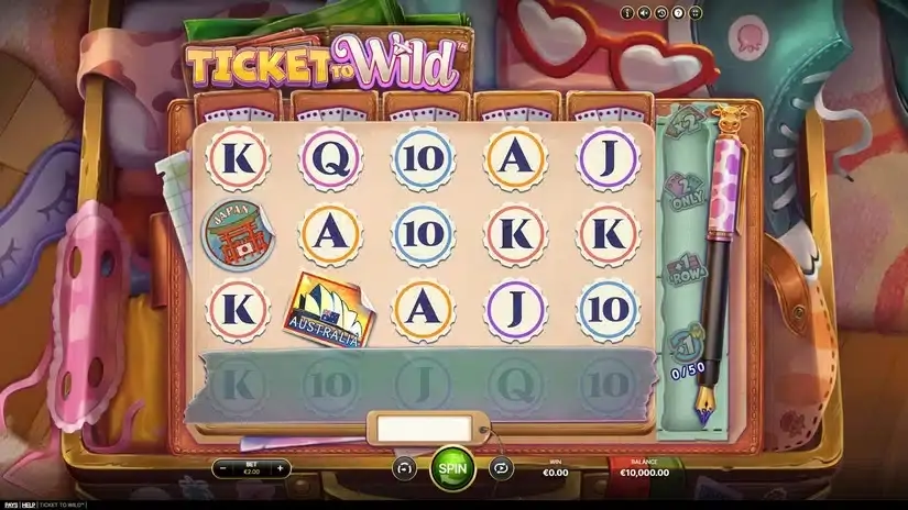 Ticket To Wild slot screenshot 1