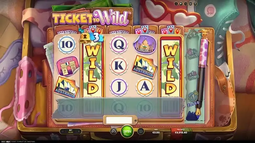 Ticket To Wild slot screenshot 5