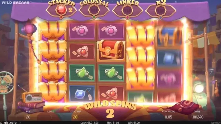Wild Bazaar slot screenshot 1